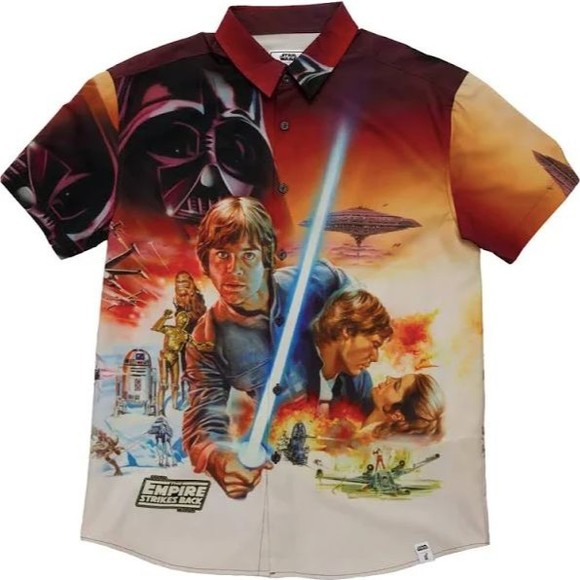 NWT Star Wars The Empire Strikes Back Camp Shirt Size Large Unisex